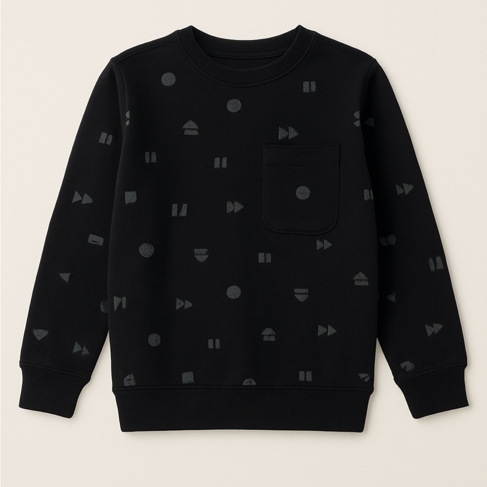 Miles Baby Shapes Stretch Organic Cotton Sweatshirt